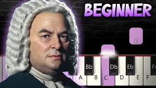 Arioso from Cantata BWV 156 - Bach | BEGINNER Piano Tutorial