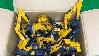 RC TRACTORS, MEGA RC TRUCKS, RC MACHINES COLLECTION!! EXCAVATOR LESU ET30H, KABOLITE K350-200 DIGGER