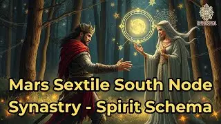 Mars Sextile South Node Synastry​ - Spirit Schema