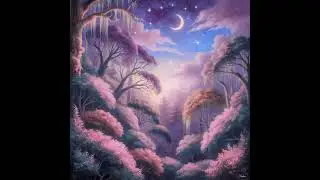 Snowy Pink Forest-Wind for sleep