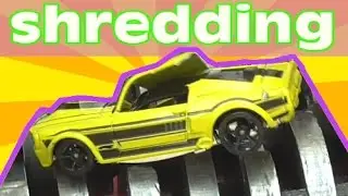 Shredding Hot Wheels Super Cars Metal Toy