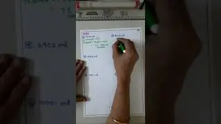 STANDARD 4th MATHS - Capacity (part- 2) C.B.S.E. ( D.A.V. SYLLABUS )