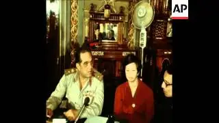 CUTS 22 5 80 EGYPTIAN PRESIDENT SADAT HOLDS INAUGURAL MEETING OF NEW CABINET IN CAIRO