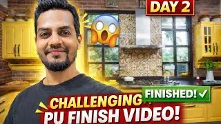 Challenging Video Day 2 | PU Polish Work Full Process | PU Coating Ka Pura Process 😎