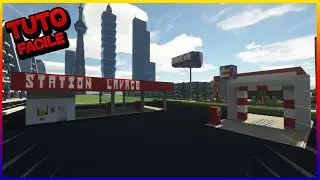 TUTO STATION DE LAVAGE - VILLE MINECRAFT