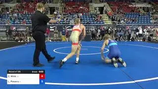 132 Lbs Round Of 128 - Cameron Mink, Ohio Vs Logan Powers, Iowa Fd6a