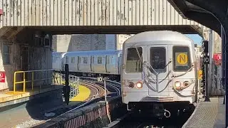 BMT Brighton Line: (N) Exp Trains End/Begin Service with (Q) Lcl Trains @ Brighton Beach