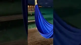 Ocean + Stars Night Loop ✨🌙 Ocean Sounds for Sleep | The Blue Hammock