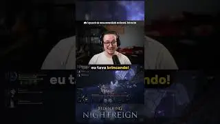 Fui provocar o boss, se liga no que deu... 😅 #eldenring #nightreign #dlc #shorts
