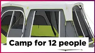 Core Two-Room Instant Cabin Tent For 12 People