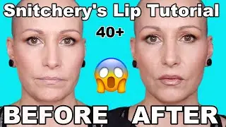 TRYING @snitchery  FAKE LIP FILLER TUTORIAL (on my 40+ lips).. oh dear