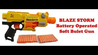 BLAZE STORM Battery Operated Soft Bullet Gun With 20 Soft Bullets