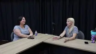 Mercy and Nicollete from Lotus Gold Dog convene to engage in a discussion about the animal shelter.