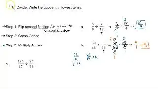 Section 4.3 - Division of Fractions