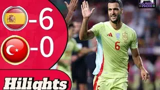 Spain Vs Turkey | FiFa world cup Qualifiers match | Hilights-football |
