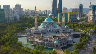Federal Territory Mosque 4K Footage | Kuala Lumpur, Malaysia | Free Download