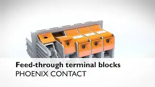 Transfer high currents with feed-through terminal blocks