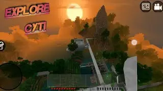 Mini block craft survival city🏠🏰💥explore mini block craft