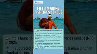 🎣 India Launches 5th Marine Fisheries Census | 2025 Digital Census Explained 🌊 @AgriClarity