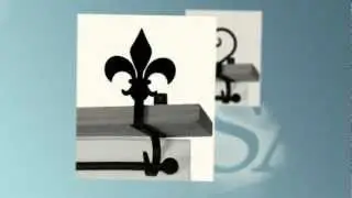Wrought Iron Curtain Rods, Brackets, Curtain Tie Backs, & Swag