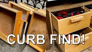 Turning A Curb Find Into Tool Storage