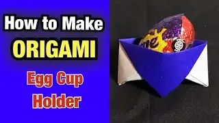 Origami Egg Cup | Paper Egg Cup | Tutorial | Paper Craft | Easy Origami
