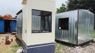 4x4 Portable Security Cabin | GI Sheet + MDF/Hilen Pine | Rust & Weather Resistant