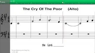 The Cry Of The Poor, John Foley, Alto
