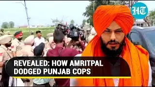 Watch how Khalistan preacher Amritpal Singh escaped police; 'Chased For About 20 KM...'