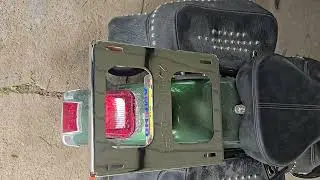 I mounted my Hogworkz quick disconnect Tourpak mount.