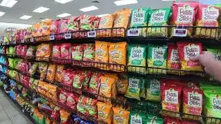 BUC-EE’S POV TEXAS PHILLY CHEESESTEAK STORE WALKTHROUGH CHIPS CANDY ALMONDS EATING MUKBANG ASMR 