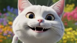 म्याऊँ म्याऊँ बिल्ली करती | Meow Meow Billi Karti | Funny 3D Cat Rhyme for Kids | Hindi Nursery Rhy