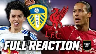 'CRIMINAL TO LET IT SLIP!' Leeds United vs. Liverpool: LIVE Premier League reaction | ESPN FC
