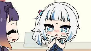Gura’s Convenience Store Communication【Hololive AnimatedClip/Eng sub】【Gawr Gura/Ninomae Ina'nis】