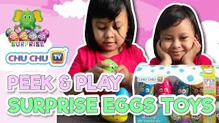 ChuChu TV - Peek & Play Surprise Eggs Toys Unboxing | Learn numbers in 5 language
