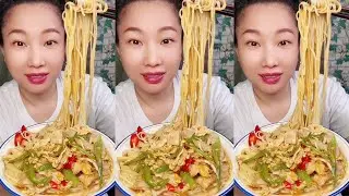 Spicy Eating Show Noodled With Soup Chili  | ASMR Challenge 🌶️ | #mukbang #asmr #noodles