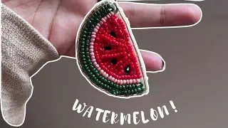 Beaded Embroidery Keychain