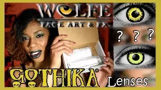 Gothika Fx Lenses Try On/Review: Black Wolf & Louis