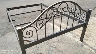 wooden and iron bed design  | making a metal bed | bed design