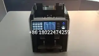 Efficient counting of banknotes and detection of counterfeit banknotes at the touch of a button