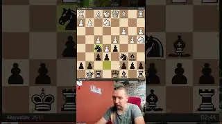 Разорвал Гроссмейстера во Французской защите  #шахматы  #chess