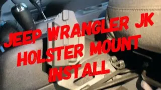 Jeep Wrangler Team Tech Offroad Holster Mount Install