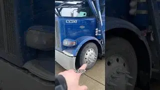 Зачем в США ставят шипы на колёса и что это на самом деле  #truck #грузовик