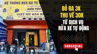 Bỏ ra 3k và thu về 30k từ dịch vụ rửa xe máy tự động của GO&GO