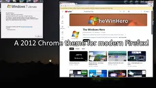 Silverfox - The 2012 Google Chrome theme for Firefox!