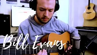 Bill Evans - Peace Piece (Guitar Cover With Tabs)