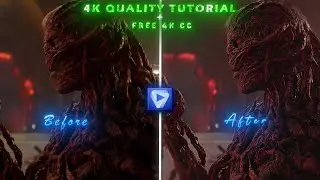 INSANE 4K QUALITY 🔥 Using Topaz Video AI + After Effects! (FREE 4K CC)