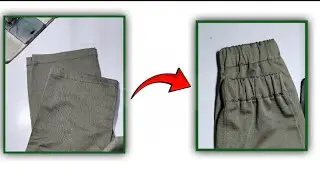 Pant me Elastic kaise Lagayn||Put Elastic In Jeans||The Stitching Adept and Fashion and sewing 🪡