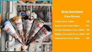 Arun Ice Cream Flavours | iCone | Part 2 | Price | AP | #Shorts