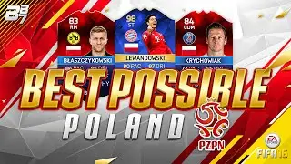 HIGHEST RATED POLAND TEAM! w/ TOTS LEWANDOWSKI AND iMOTM KRYCHOWIAK! | FIFA 16